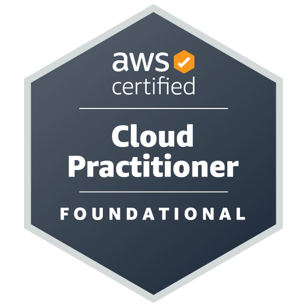 AWS Certified Cloud Practitioner Foundational credential
