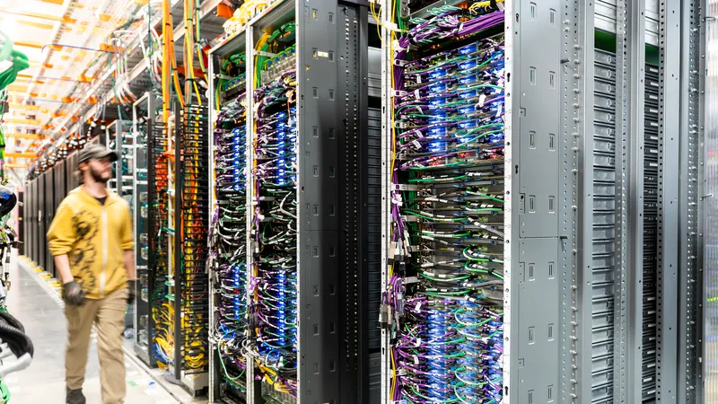 AWS infrastructure and security network illustration