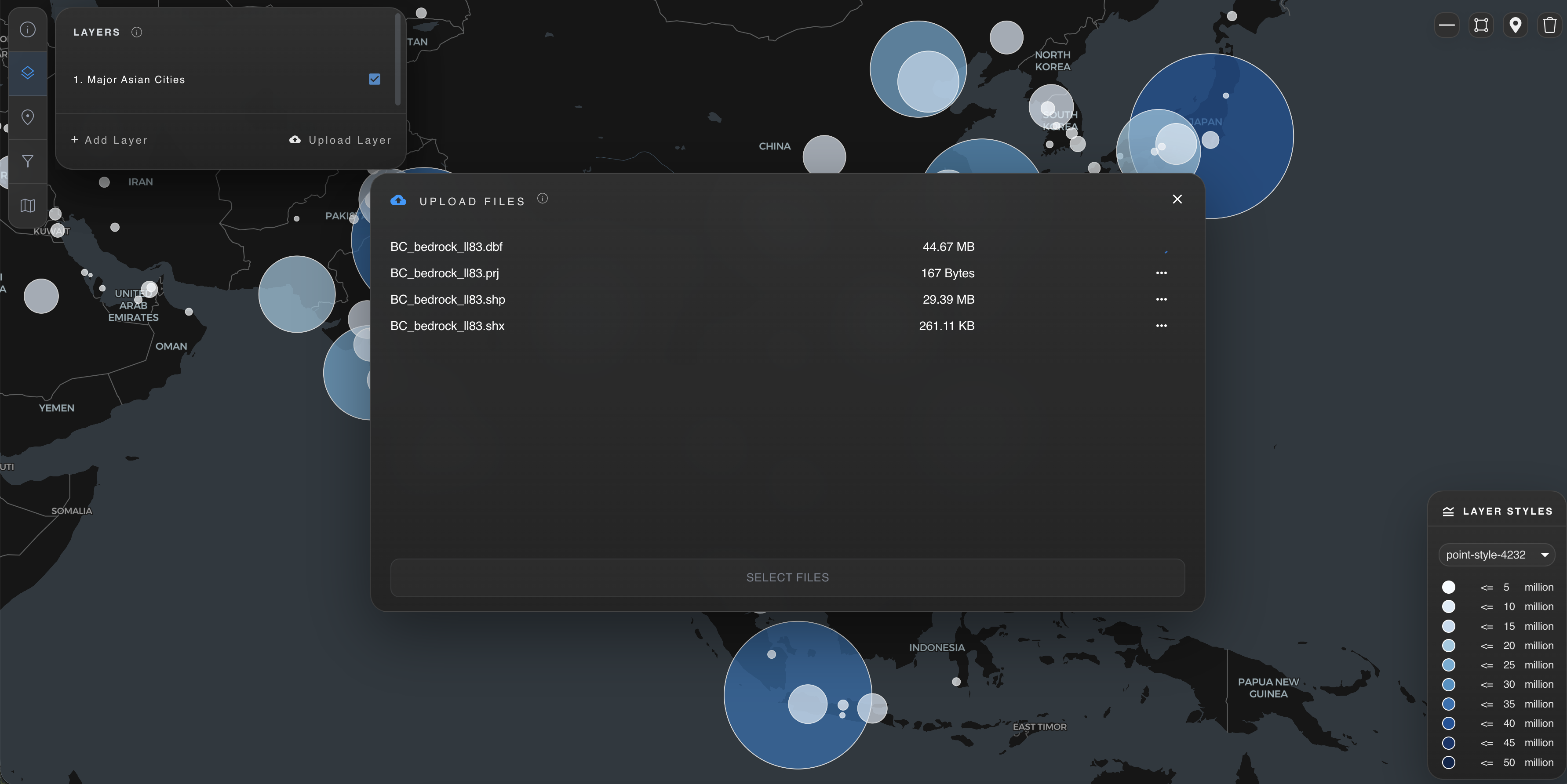 Coastal geospatial dataset